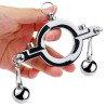 MenSteel Ballstretcher en métal avec 4 Boules Hanger M 34mm - Poids 300g